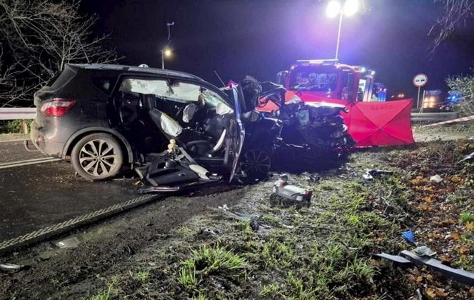 Tragiczny wypadek w Obórkach pod Brodnicą. Nie żyją trzy osoby