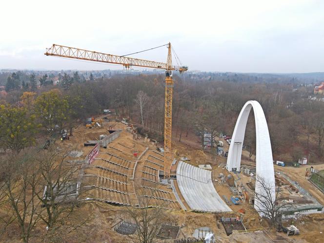Przebudowa Teatru Letniego w Szczecinie - grudzień 2020