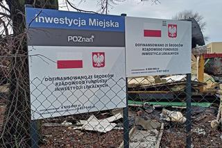 Rozbiórka budynku Warty Poznań