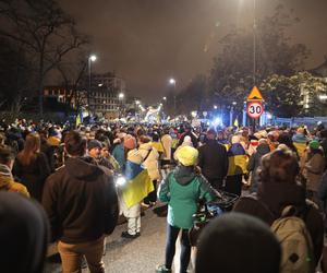 Manifestacja solidarnościowa z Ukrainą