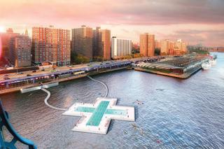 Ten basen ma również oczyszczać wodę w rzece. Pływające kąpielisko stanie na East River