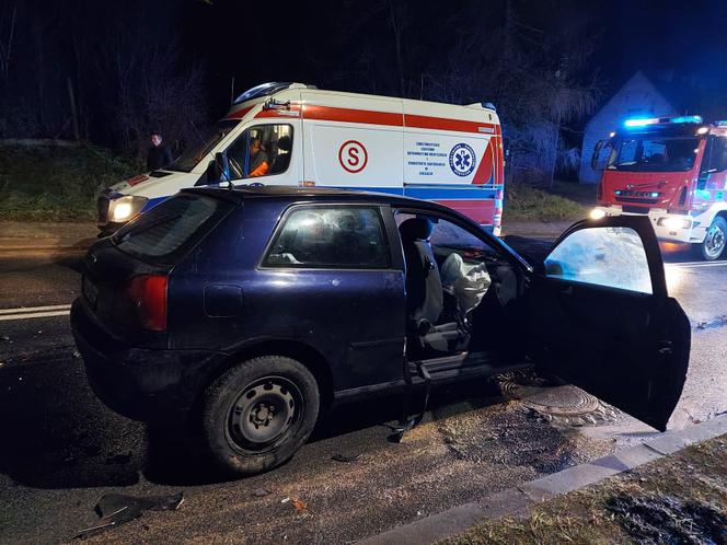 Wypadek Iłżecka 19.12.21 Starachowice