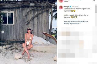 47-letnia Ada Fijał pręży ciało w Omanie