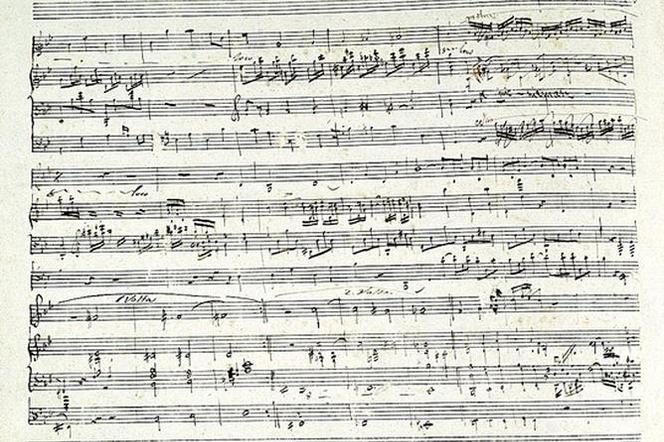 Ballada g-moll op. 23 -  rękopis Chopina