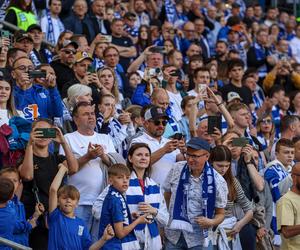 Lech Poznań - Legia Warszawa. Zdjęcia kibiców