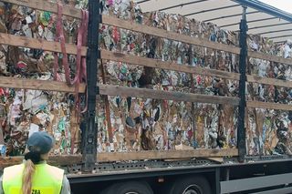 25 ton nielegalnych odpadów ze Szwecji zatrzymane w Polsce