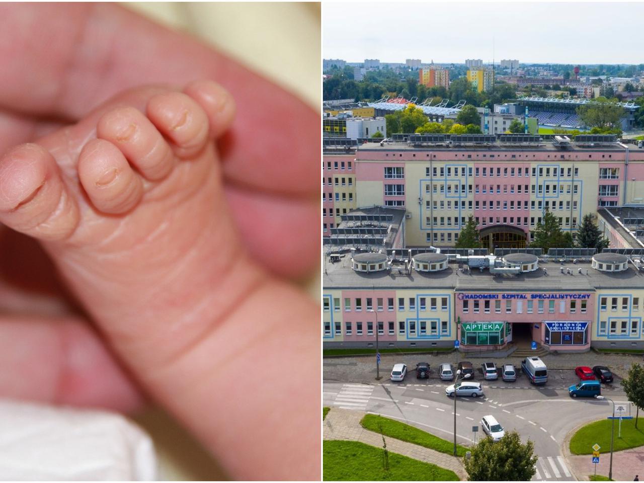 Koronawirus. Noworodek uratowany od śmierci! Wrócił do szpitala w Radomiu po kilkunastu dniach