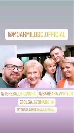 M jak miłość po wakacjach 2019, Sonia (Barbara Wypych), Bartek (Arkadiusz Smoleński), Andrzejek (Tomasz Oświeciński), Barbara (Teresa Lipowska), Marzenka (Olga Szomańska)