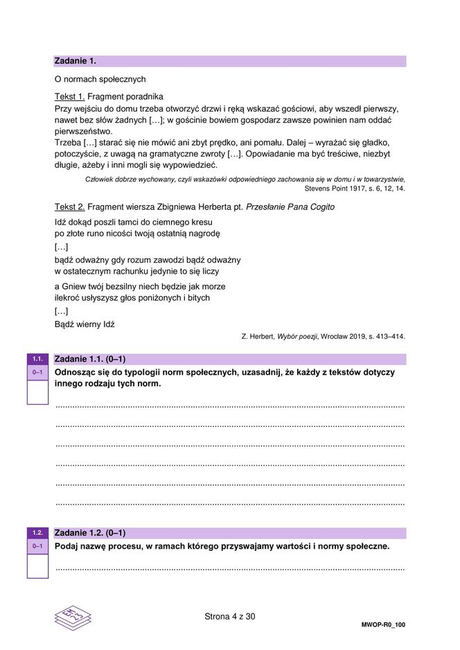 Matura WOS 2025 - ARKUSZ CKE, ODPOWIEDZI, ZADANIA DO POBRANIA