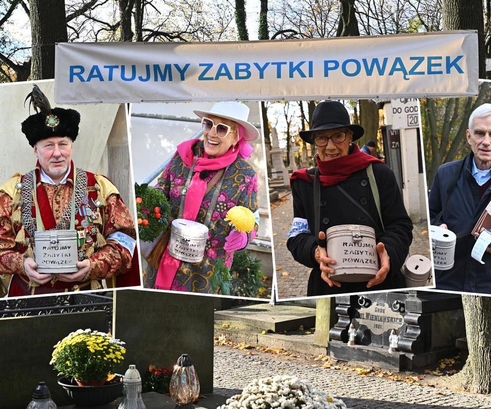 Znani zbierają na ratowanie Powązek. 49 kwesta na cmentarzu 