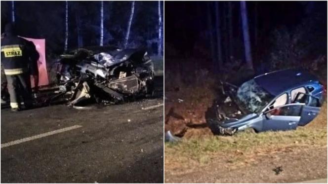 Lipa. Nie żyje drugi uczestnik wypadku! Potworne zderzenie nissana i volvo [ZDJĘCIA]