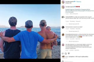 Maciej Kurzajewski z synami