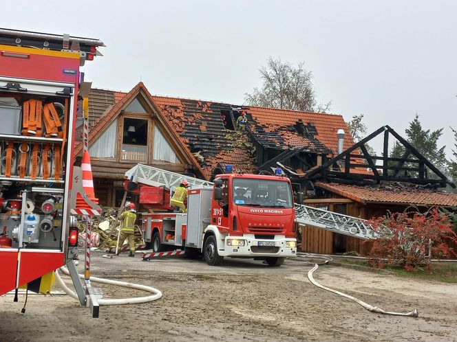 Duże straty po pożarze na Ranczo Smyczyna. „Mamy szereg umów z naszymi gośćmi i zamierzamy się z nich wywiązać”