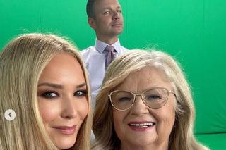 Barwy szczęścia nowa czołówka. Karolina (Marta Dąbrowska), Amelia (Stanisława Celińska), Bruno (Lesław Żurek)