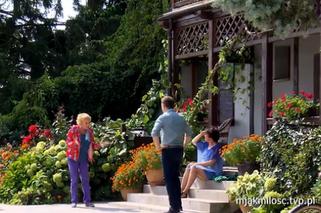 M jak miłość odc. 1409. Kisielowa (Małgorzata Różniatowska), Artur (Robert Moskwa), Marysia (Małgorzata Pieńkowska)