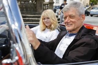 Henryk Gołębiewski z córką Różą