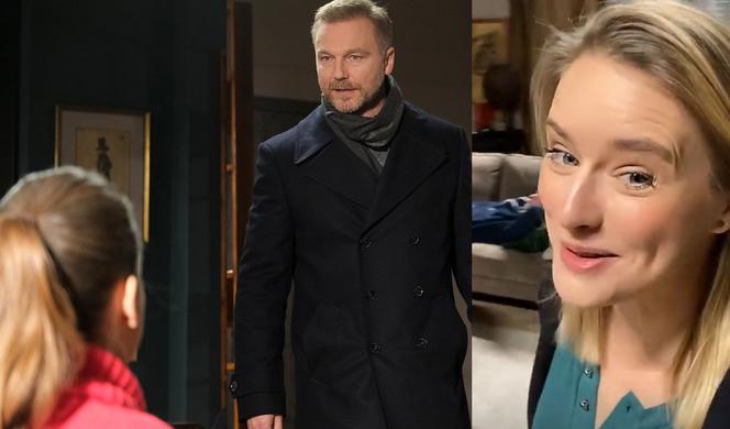 M jak miłość. Piękna prawniczka Julia sekretną kochanką Budzyńskiego?! Wtargnie do mieszkania Magdy i Andrzeja - ZDJĘCIA
