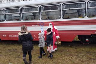 Nadwiślańska Kolej Wąskotorowa z Mikołajem