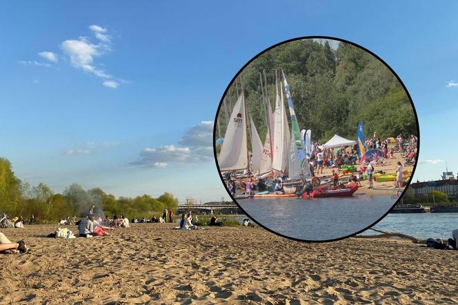 Plaża Rusałka w Warszawie