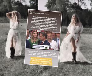 Agnieszka Woźniak-Starak w body i firance ocenia wybory. Wyjątkowo ostro przejechała po Rafale Trzaskowskim