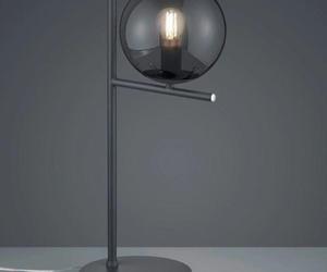 Lampa stołowa kula dymione szkło PURE, mocodesign