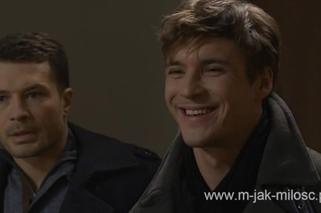 M jak miłość odc. 1212. Tomek (Andrzej Młynarczyk), Marcin (Mikołaj Roznerski)