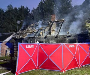 Tragiczny pożar domu w woj. lubelskim. W zgliszczach znaleziono ciało