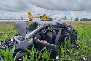 Poważny wypadek na S7. Lądował śmigłowiec LPR