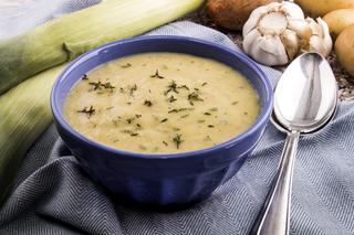 Zupa krem z czosnku i pora - rozgrzeje i ochroni przed przeziębieniem