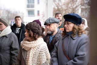 Na planie filmu Znak sprzeciwu we Włoszczowie