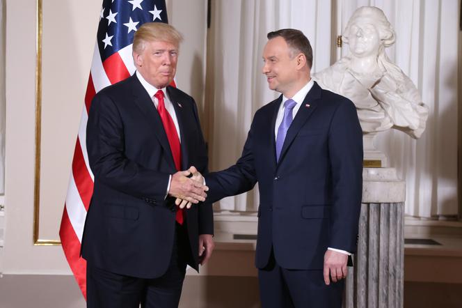 Andrzej Duda i Donald Trump 