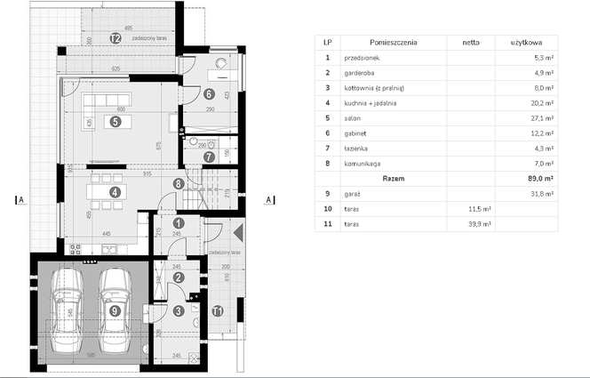 Projekt domu HK10 HomeKONCEPT