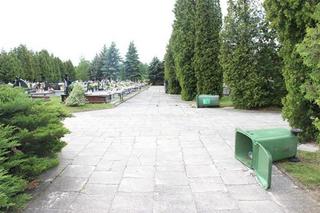 Zniszczony cmentarz w Tarnowie