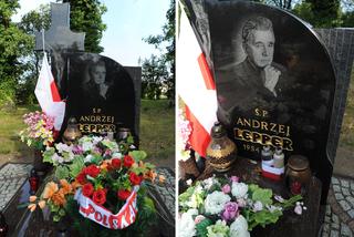 Andrzej Lepper zmarł 11 lat temu. Grób lidera Samoobrony zdobi piękny obraz [ZDJĘCIA]