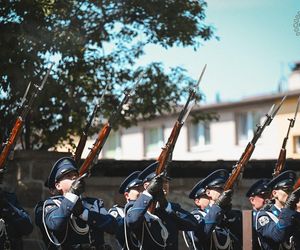 Pogrzeb komendanta policji w Bieruniu. Młodszy inspektor Dariusz Waligóra odszedł na wieczną służbę