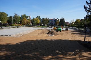 Centrum Węgorzewa przechodzi metamorfozę. Widać już efekty prac