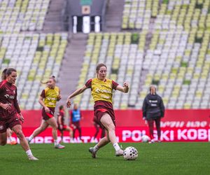 Marta Nawrocka na zgrupowaniu piłkarskiej reprezentacji kobiet