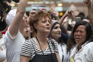 Susan Sarandon na proteście