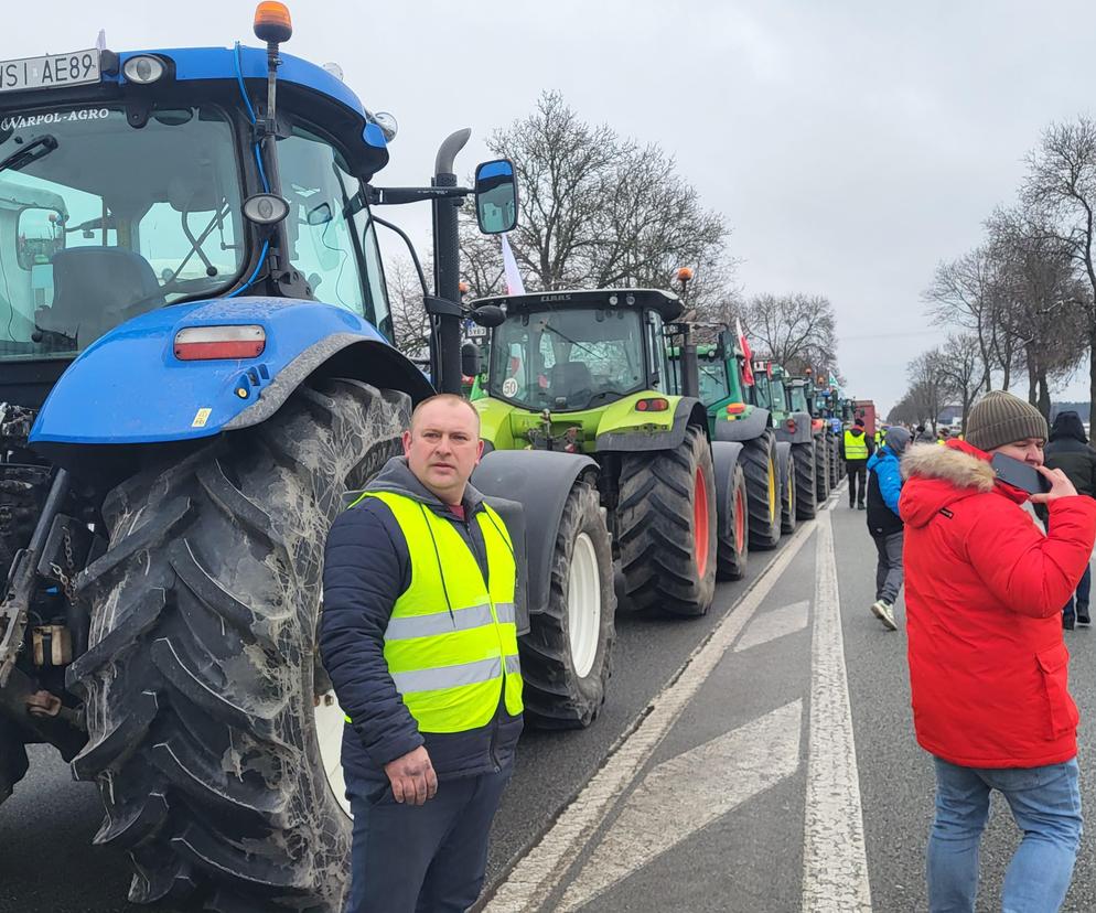 Protest rolników Zdany- Zbuczyn 