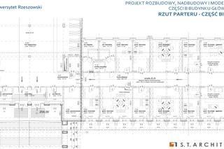 Projekt przebudowy budynku Uniwersytetu Rzeszowskiego