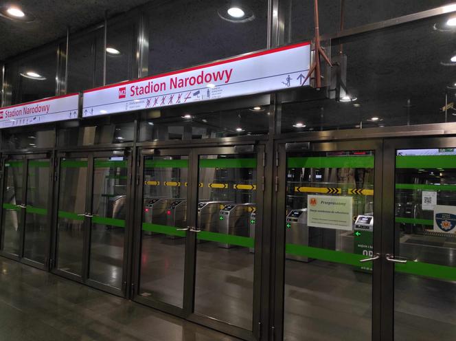 Warszawa: Pięć stacji metra zamkniętych