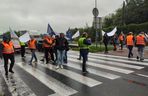 Protest kolejarzy w Czechowicach-Dziedzicach