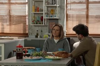 	Pierwsza miłość odc. 4035. Marysia (Aneta Zając), Kacper (Damian Kulec)