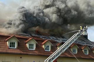 Lubelskie - pożar hotelu w Nałęczowie