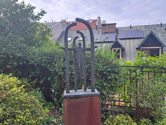 Ogród za kościołem św. Józefa w Krakowie