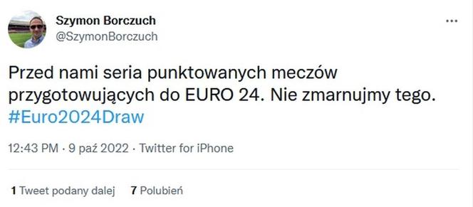 Najlepsze reakcje na losowanie eliminacji Euro 2024