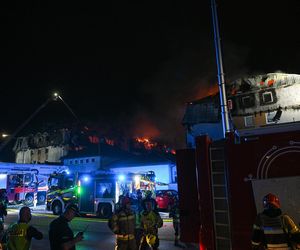 Pożar w Ząbkach.