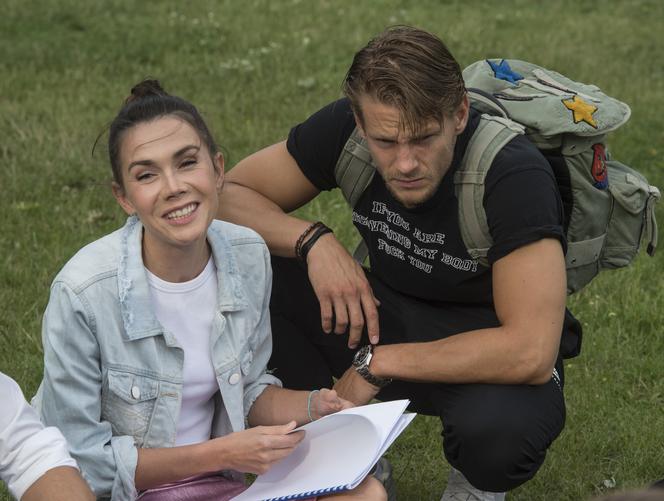 Sebastian Fabijański i Olga Bołądź
