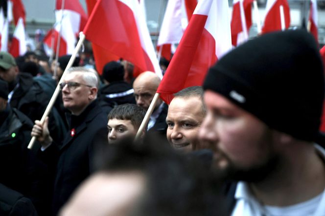 Karol Nawrocki na Marszu 2025