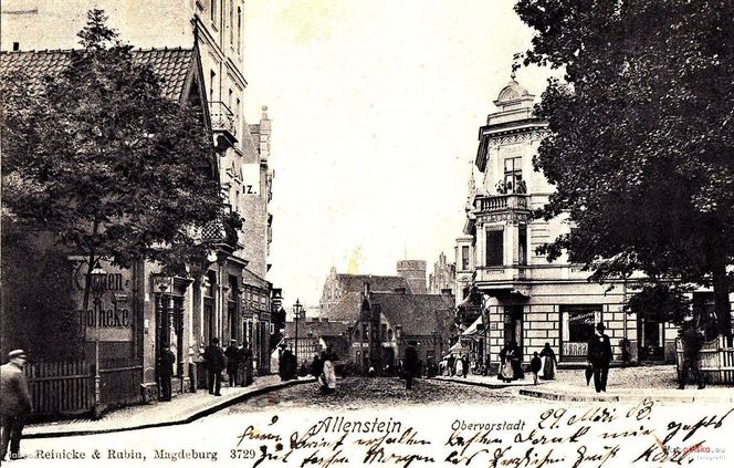 Ulica 11 Listopada w Olsztynie dawniej wyglądała zupełnie inaczej. Nosiła imię niemieckiego inżyniera